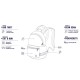 Рюкзак 2 в 1 антизлодій Slingsafe LX400, 6 ступенів захисту, колір чорний камуфляж - 45335802