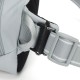 Сумка на пояс антизлодій Pacsafe V Hip Pack, колір світло-сірий/чорний - 60141148