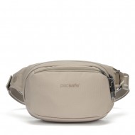 Сумка на пояс антизлодій Pacsafe V Hip Pack, колір бежевий/чорний - 60141237