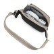 Сумка на пояс антизлодій Pacsafe V Hip Pack, колір бежевий/чорний - 60141237