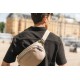 Сумка на пояс антизлодій Pacsafe V Hip Pack, колір бежевий/чорний - 60141237