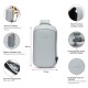 Сумка через плече антизлодій Pacsafe  V Tech Sling, колір світло-сірий/чорний - 60221148