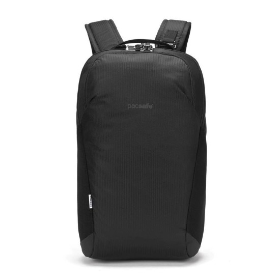 Рюкзак антизлодій Vibe 20, 5 ступенів захисту, колір насичений чорний - 60291130