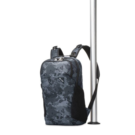 Рюкзак антизлодій Vibe 20, 5 ступенів захисту, колір чорний камуфляж - 60291802