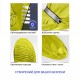 Бахіли високі водонепроникні Perletti Covers зі світловідбиваючими деталями, колір неоново-жовтий/сріблястий - 14250577