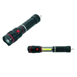 Ліхтарик Schwarzwolf SW Biwa з Cree XPE/COB light та карабіном, колір чорний - F2300800AJ3