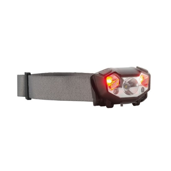 Ліхтар налобний MINO зі світлодіодом XPE, колір сірий - F2300900AJ3