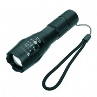 Ліхтарик акумуляторний Schwarzwolf Delgada з Cree XPE LED та ремінцем, колір чорний - F2301000AJ3