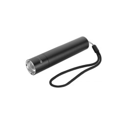 Ліхтарик акумуляторний 2в1 Schwarzwolf Zagros з XPG LED, функцією повербанка та ремінцем, колір чорний - F2308700AJ3