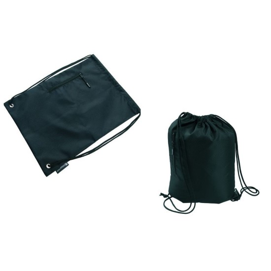 Рюкзак-мішок NUNAVUT, колір чорний - F3500200AJ3