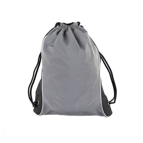 Рюкзак-мішок світловідбиваючий DENISON, колір сірий - F3510100AJ3