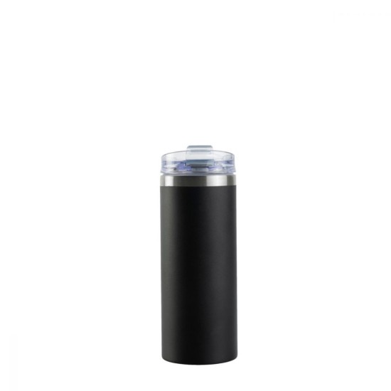 Термопляшка 4в1 DOMINIKA 400 мл, флакон з регульованою заваркою  600 мл, колір чорний - F4900500AJ3
