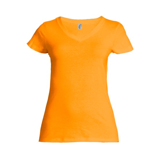 Футболка SOL'S Lady V, колір помаранчевий - 11835400