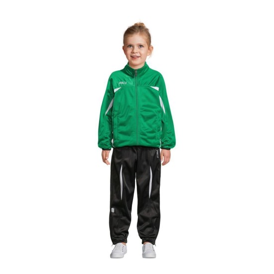 Костюм спортивний дитячий SOL'S Camp Nou kids, колір світло-зелений/білий/чорний - 90301929