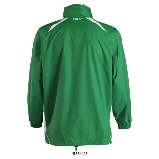 Куртка спортивна SOL'S Dynamo, колір насичений зелений/білий - 90402933