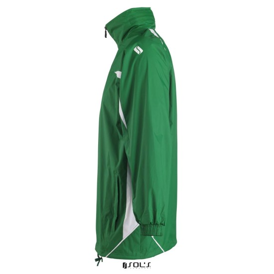 Куртка спортивна SOL'S Dynamo, колір насичений зелений/білий - 90402933