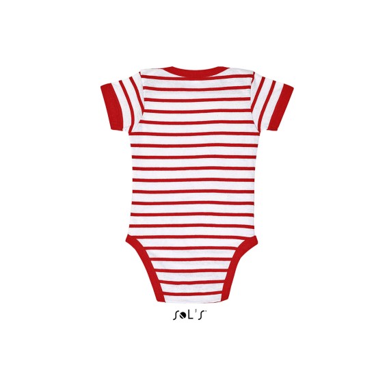Боді для немовлят SOL'S Miles baby білий/червоний - 01401987