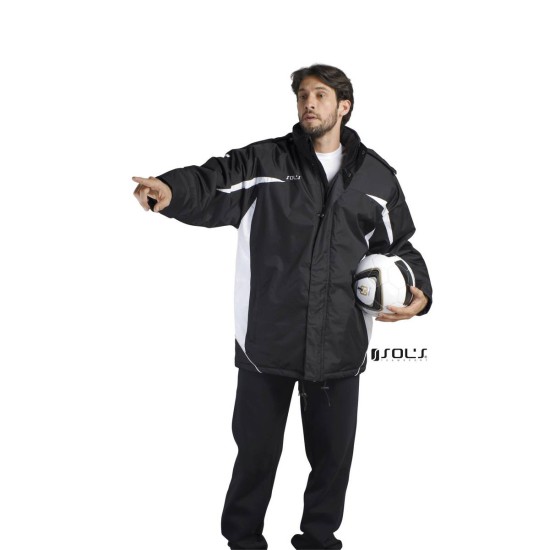 Куртка спортивна SOL'S Millenium, колір чорний/білий - 90404935
