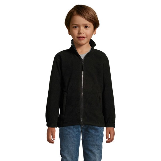 Куртка флісова дитяча SOL'S North kids, колір чорний - 00589312