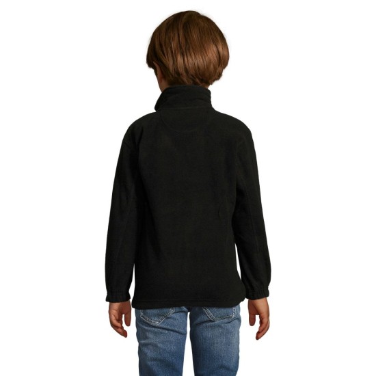 Куртка флісова дитяча SOL'S North kids, колір чорний - 00589312