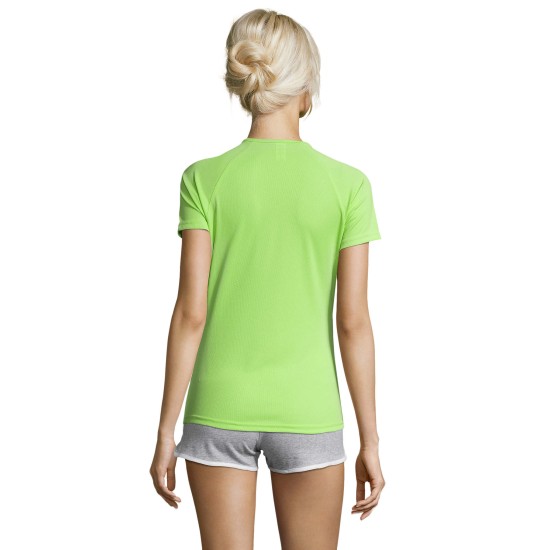 Футболка спортивна жіноча SOL'S Sporty women, колір зелене яблуко - 01159280