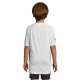 Футболка спортивна дитяча SOL'S Maracana kids 2 SSL, колір білий/чорний - 01639906