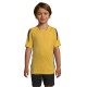 Футболка спортивна дитяча SOL'S Maracana kids 2 SSL, колір лимонний/чорний - 01639944