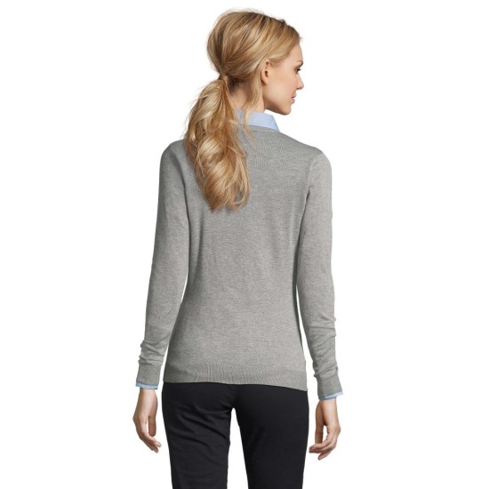 Пуловер жіночий SOL'S Glory women, колір сірий меланж - 01711350