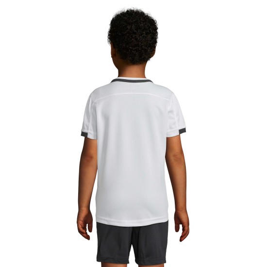 Футболка спортивна дитяча SOL'S Classico kids, колір білий/чорний - 01719906