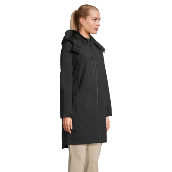 Куртка-парка жіноча NEOBLU Achille women, колір насичений чорний - 03794309