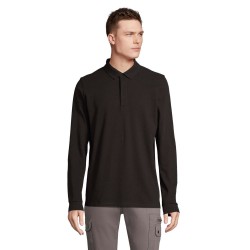 Лонгслів поло NEOBLU Owen LSL men, колір чорний - 04396309