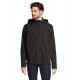 Куртка софтшел чоловіча SOL'S Race Hooded, колір чорний - 04447312
