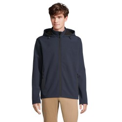 Куртка софтшелл чоловіча SOL'S Race Hooded men, колір кобальт - 04447319