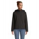 Куртка софтшел жіноча SOL'S Race Hooded, колір чорний - 04448312