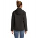 Куртка софтшел жіноча SOL'S Race Hooded, колір чорний - 04448312