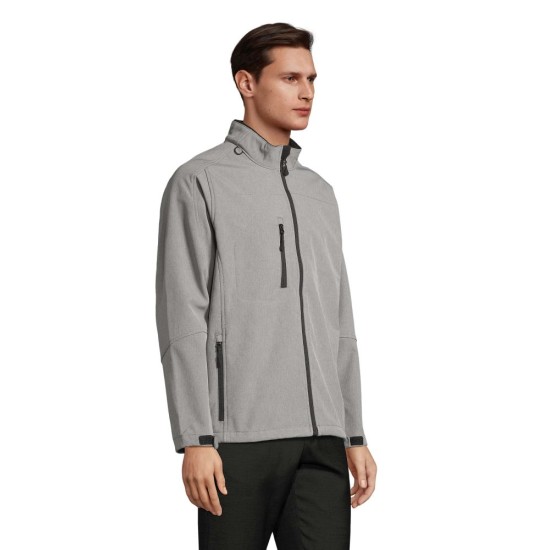 Куртка софтшелл SOL'S Relax, колір сірий меланж - 46600350