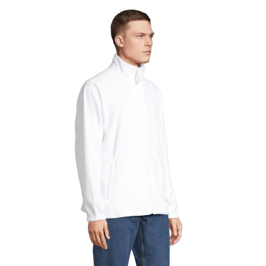 Куртка флісова чоловіча SOL'S North, колір білий - 55000102