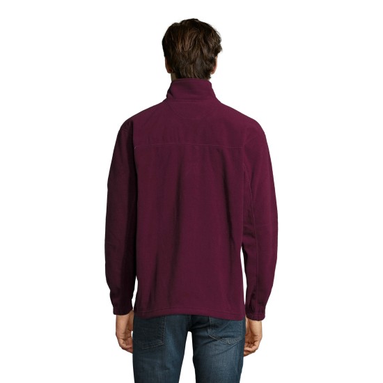 Куртка флісова чоловіча SOL'S North, колір бордовий - 55000146