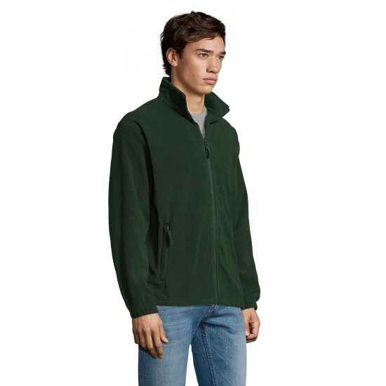 Куртка флісова чоловіча SOL'S North, колір лісова зелень - 55000263