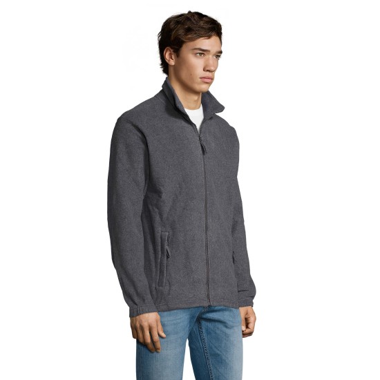 Куртка флісова чоловіча SOL'S North, колір сірий меланж - 55000350