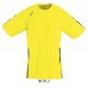 Футболка спортивна SOL'S Wembley SSL, колір лимонний/синій - 90200943