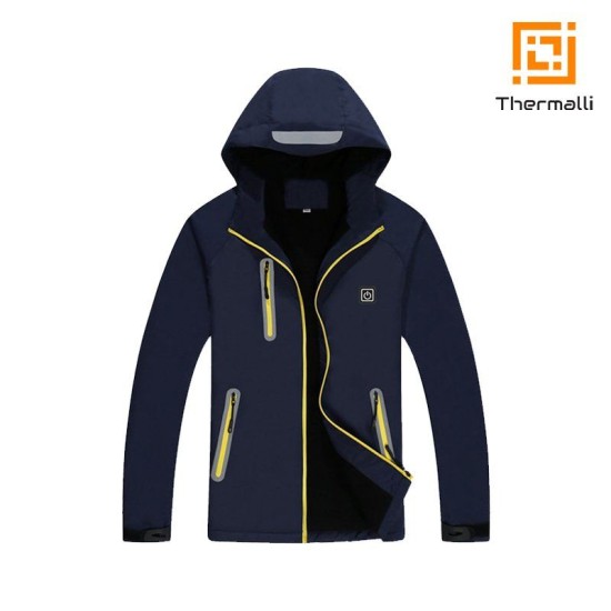 Куртка з підігрівом Thermalli Febbio, колір темно-синій - 10880644