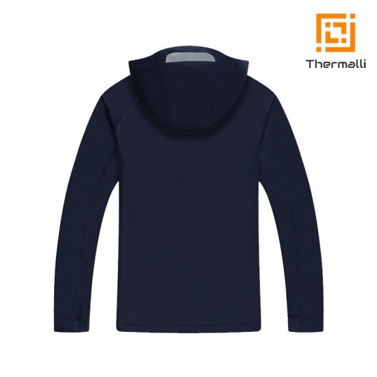 Куртка з підігрівом Thermalli Febbio, колір темно-синій - 10880644