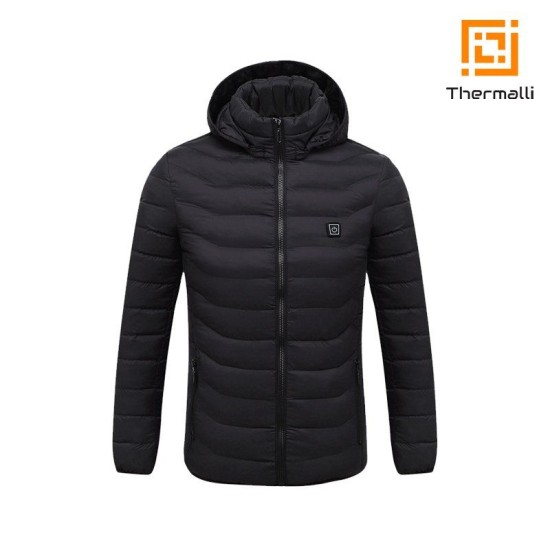 Куртка  з підігрівом Thermalli Cimone, колір чорний - 10880201