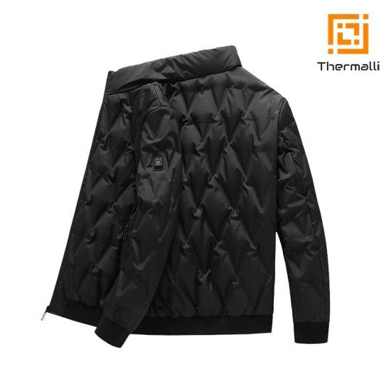 Куртка з підігрівом Thermalli Courchevel, колір чорний - 10881501