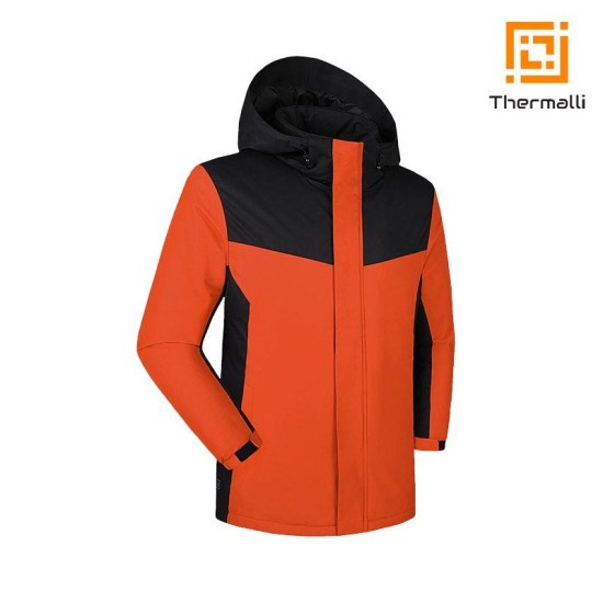 Куртка з підігрівом Thermalli Pejo, колір помаранчевий - 10880706