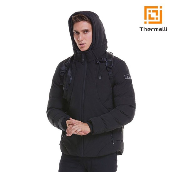 Куртка з підігрівом Thermalli Padola, колір чорний - 10880802