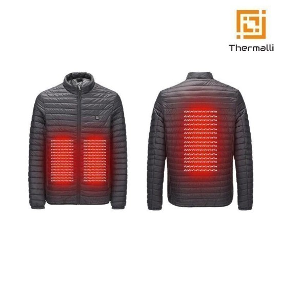 Куртка  з підігрівом Thermalli Meribel, колір чорний - 10880401