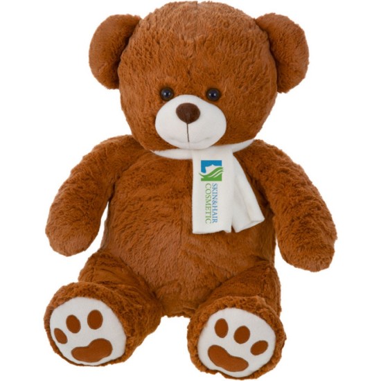 Плюшевий ведмедик, колір коричневий - HE054-16
