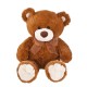 Плюшевий ведмедик, колір коричневий - HE269-16